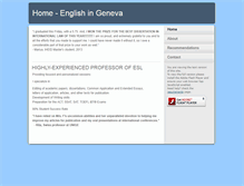 Tablet Screenshot of englishingeneva.com